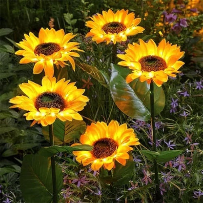 📢📢50% OFF !! ⏰🌻 Realistic & Weatherproof | Solar Sunflower | IP65 Outdoor Decor