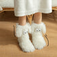 📢📢13.99 Buy 1 Get 1 Free!!!💗LAST DAY SALE 50% OFF⚡50K+ SOLD💕Women's Plush Slippers Socks Floor Socks Winter Home Indoor Thickened Fleece-Lined Anti-Slip Adult Women's Plush Snow Socks Shoe Covers