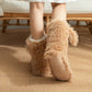 📢📢13.99 Buy 1 Get 1 Free!!!💗LAST DAY SALE 50% OFF⚡50K+ SOLD💕Women's Plush Slippers Socks Floor Socks Winter Home Indoor Thickened Fleece-Lined Anti-Slip Adult Women's Plush Snow Socks Shoe Covers