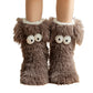 📢📢13.99 Buy 1 Get 1 Free!!!💗LAST DAY SALE 50% OFF⚡50K+ SOLD💕Women's Plush Slippers Socks Floor Socks Winter Home Indoor Thickened Fleece-Lined Anti-Slip Adult Women's Plush Snow Socks Shoe Covers