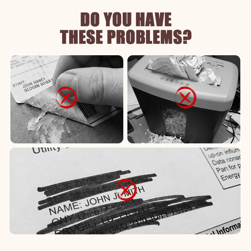 ⏳Final Hours Flash Sale ￡6.99!!💞 Privacy Roller Stamp – Hide personal info instantly. No shredding needed. Refillable & portable. 🔏✨