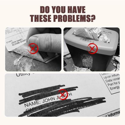 ⏳Final Hours Flash Sale ￡6.99!!💞 Privacy Roller Stamp – Hide personal info instantly. No shredding needed. Refillable & portable. 🔏✨