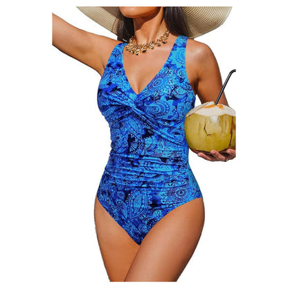 👙Last Day Promotion - Only £14.99!!👚Women's Tummy Control One-Piece Swimsuit🔥