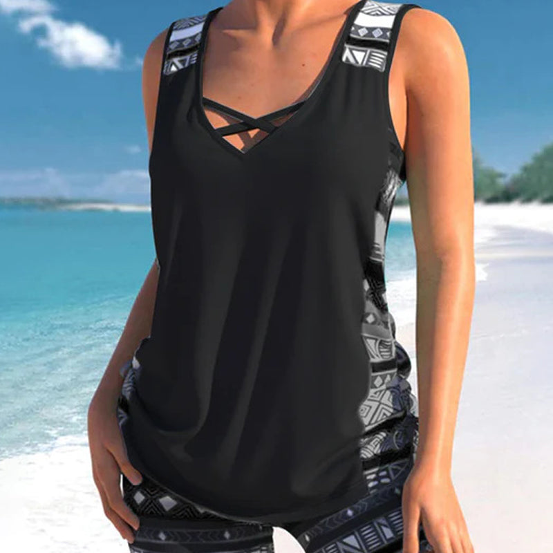 FREE GIFT🎁50K+ SOLD!💥Women's Printed Two-Piece Tankini Swimsuit