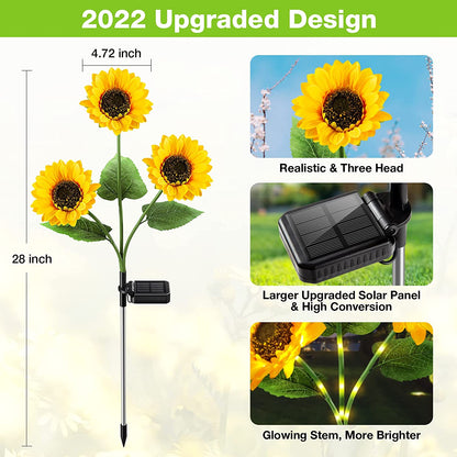 🌻 Realistic & Weatherproof | 2026 Hot Sale Solar Sunflower | IP65 Outdoor Decor