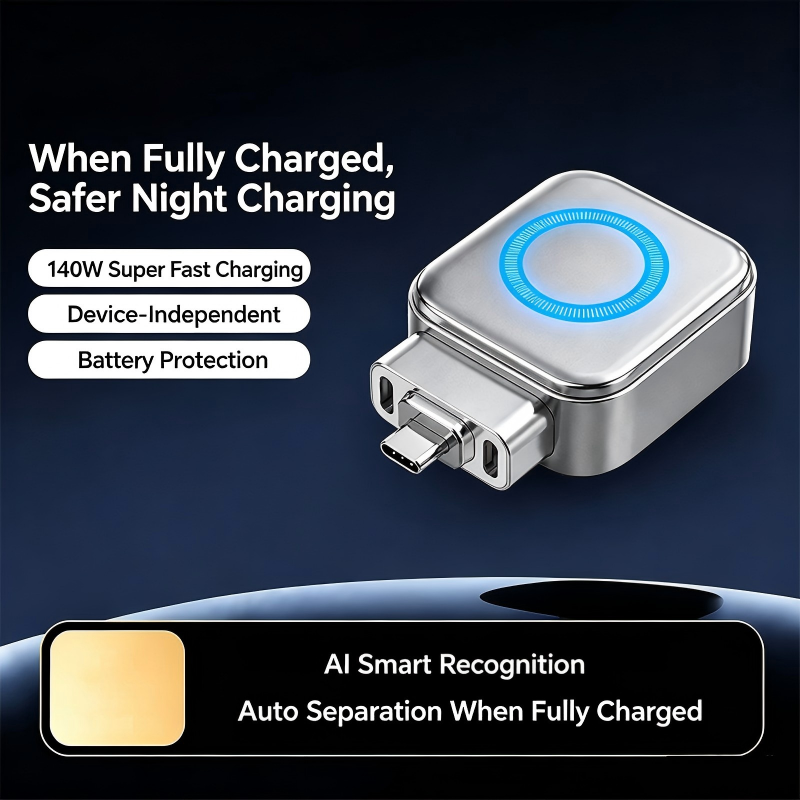 🌞Half Price Offer – Final Day⚡140W Super Fast Charger with AI Auto Shutdown – USB-C PD3.1 – Intelligent Battery Protection – Universal for iPhone, MacBook & Tablets