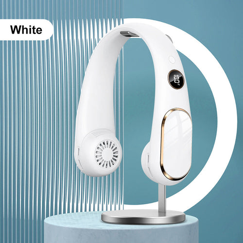 🏆LAST DAY SALE ONLY 11.99!!❄️Aerify™ 360° Airflow Neck Fan – Long-Lasting Battery 🔋, Hands-Free 🙌, Personal Cooler for Travel ✈️, Office 💼 & Summer Outdoors ☀️🌬️🇬🇧
