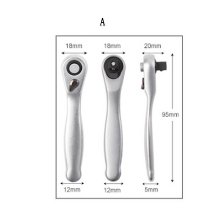Compact Reversible Ratchet Spanner Tool