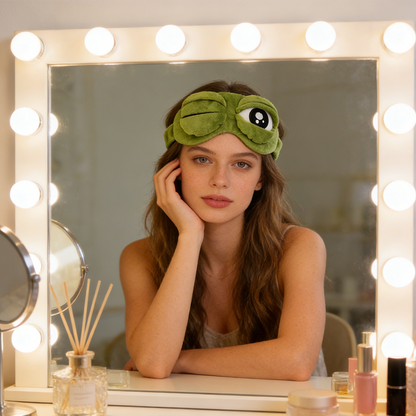 🐸Soft Funny Frog 3D Sleep Mask