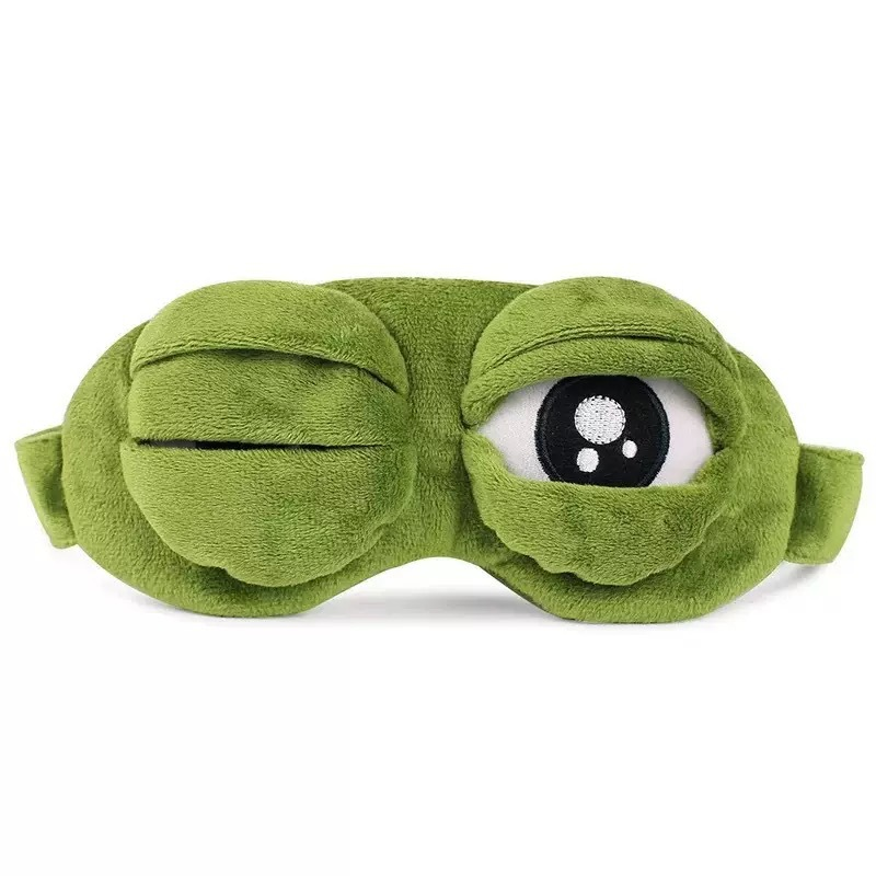 🐸Soft Funny Frog 3D Sleep Mask