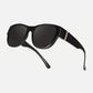 🕶️👓 53% KORTING! Brildragers opgelet: deze oversized zonnebril schuift over je eigen bril en je ziet eruit als een filmster – geen dure clip-on, geen geknipper met lenzen!