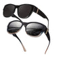 🕶️👓 53% KORTING! Brildragers opgelet: deze oversized zonnebril schuift over je eigen bril en je ziet eruit als een filmster – geen dure clip-on, geen geknipper met lenzen!