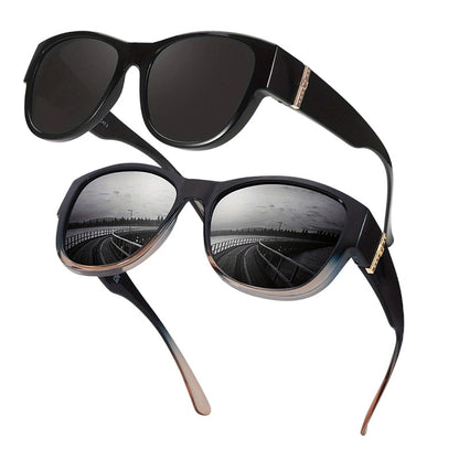 🕶️👓 53% KORTING! Brildragers opgelet: deze oversized zonnebril schuift over je eigen bril en je ziet eruit als een filmster – geen dure clip-on, geen geknipper met lenzen!