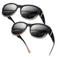 🕶️👓 53% KORTING! Brildragers opgelet: deze oversized zonnebril schuift over je eigen bril en je ziet eruit als een filmster – geen dure clip-on, geen geknipper met lenzen!