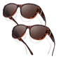 🕶️👓 53% KORTING! Brildragers opgelet: deze oversized zonnebril schuift over je eigen bril en je ziet eruit als een filmster – geen dure clip-on, geen geknipper met lenzen!