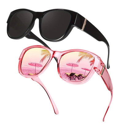 🕶️👓 53% KORTING! Brildragers opgelet: deze oversized zonnebril schuift over je eigen bril en je ziet eruit als een filmster – geen dure clip-on, geen geknipper met lenzen!