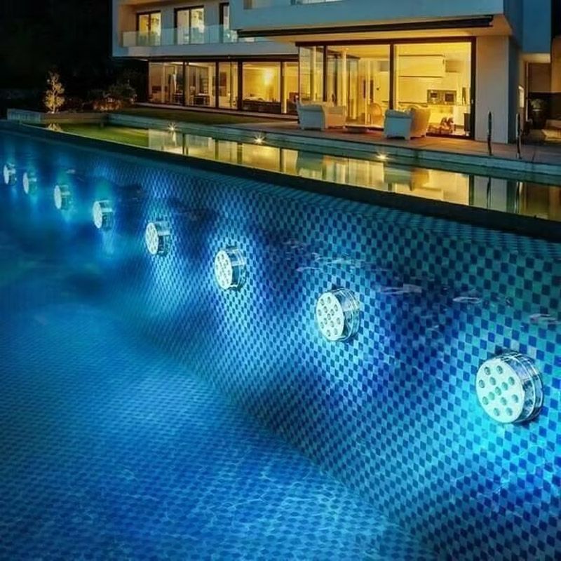 Submersible LED Pool Lights (RF Remote Control)