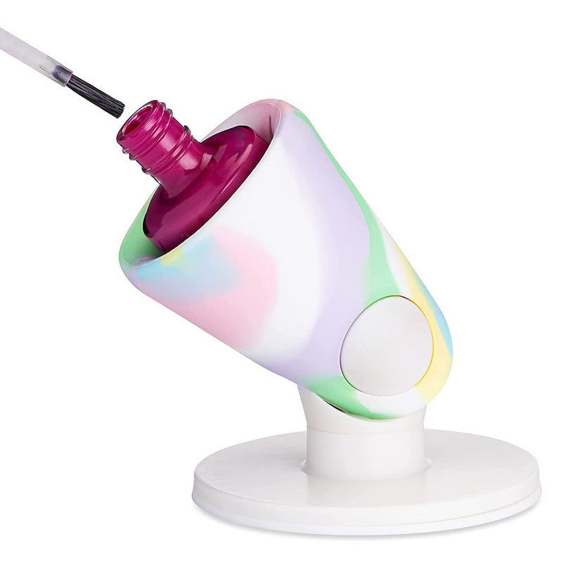 💅Removable Anti-Spill Nail Polish Bottle Holder