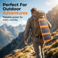 Portable Solar Panel with USB Charging