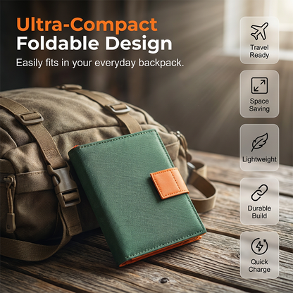 Portable Solar Panel with USB Charging