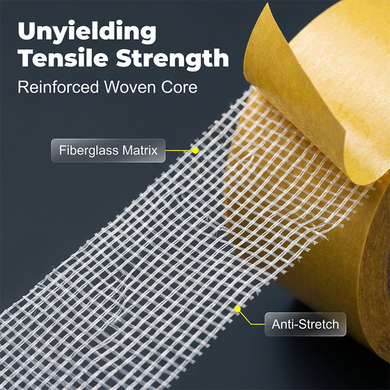 Heavy Duty Mesh Double Sided Tape | No Drill Damage-Free DIY For UK Homes