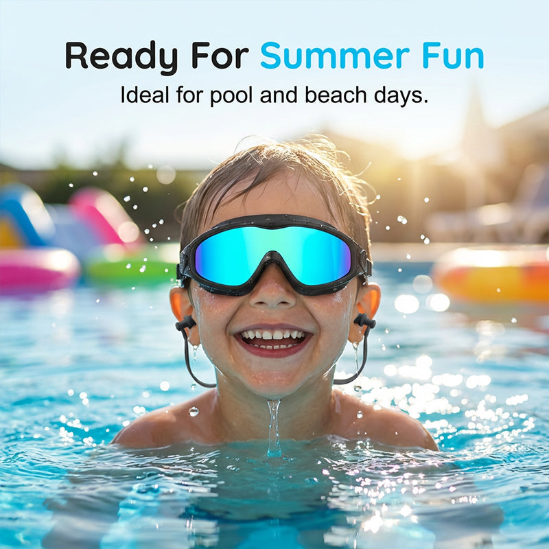 🎉LIMITED-TIME 50% OFF! 🔥Anti-Fog Swimming Goggles with Earplugs & Nose Clip
