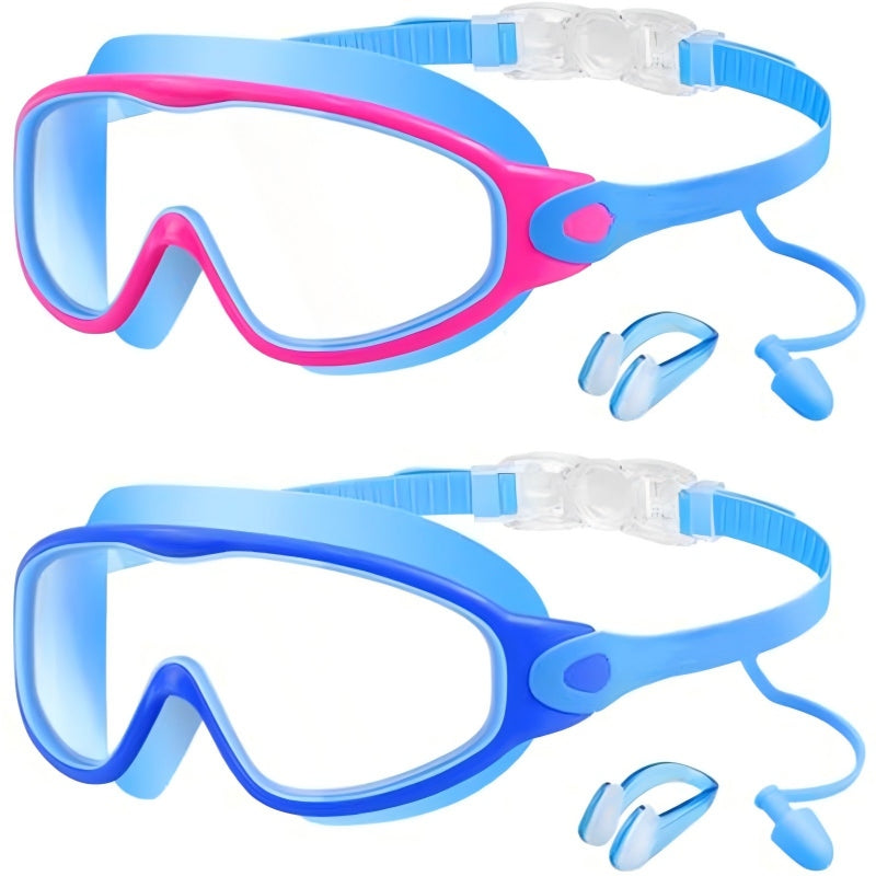 🎉LIMITED-TIME 50% OFF! 🔥Anti-Fog Swimming Goggles with Earplugs & Nose Clip