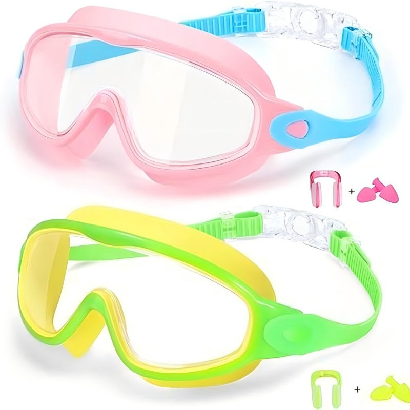 🎉LIMITED-TIME 50% OFF! 🔥Anti-Fog Swimming Goggles with Earplugs & Nose Clip