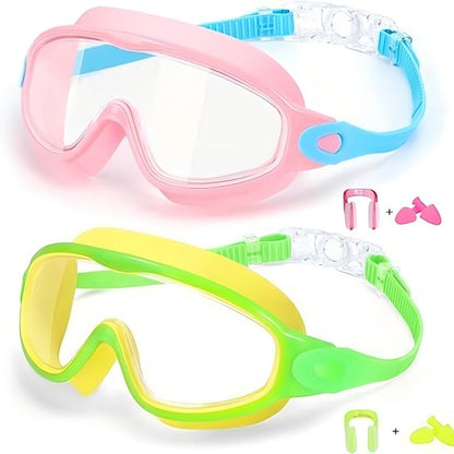 🎉LIMITED-TIME 50% OFF! 🔥Anti-Fog Swimming Goggles with Earplugs & Nose Clip