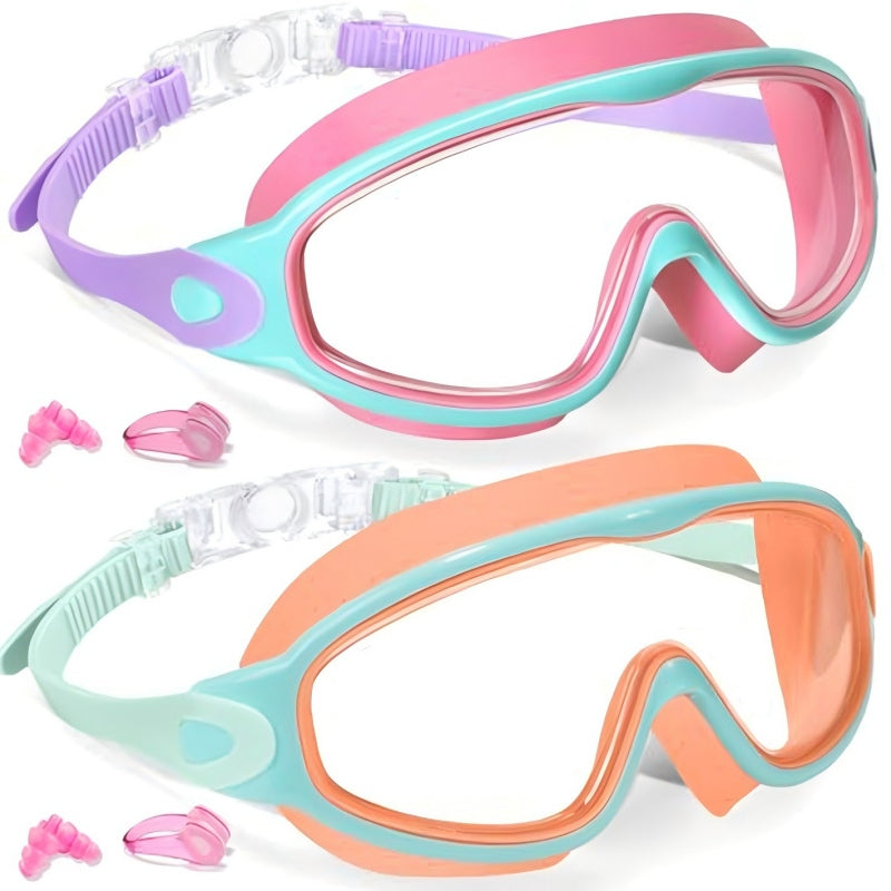 🎉LIMITED-TIME 50% OFF! 🔥Anti-Fog Swimming Goggles with Earplugs & Nose Clip