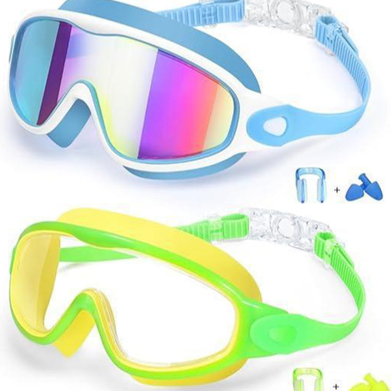 🎉LIMITED-TIME 50% OFF! 🔥Anti-Fog Swimming Goggles with Earplugs & Nose Clip