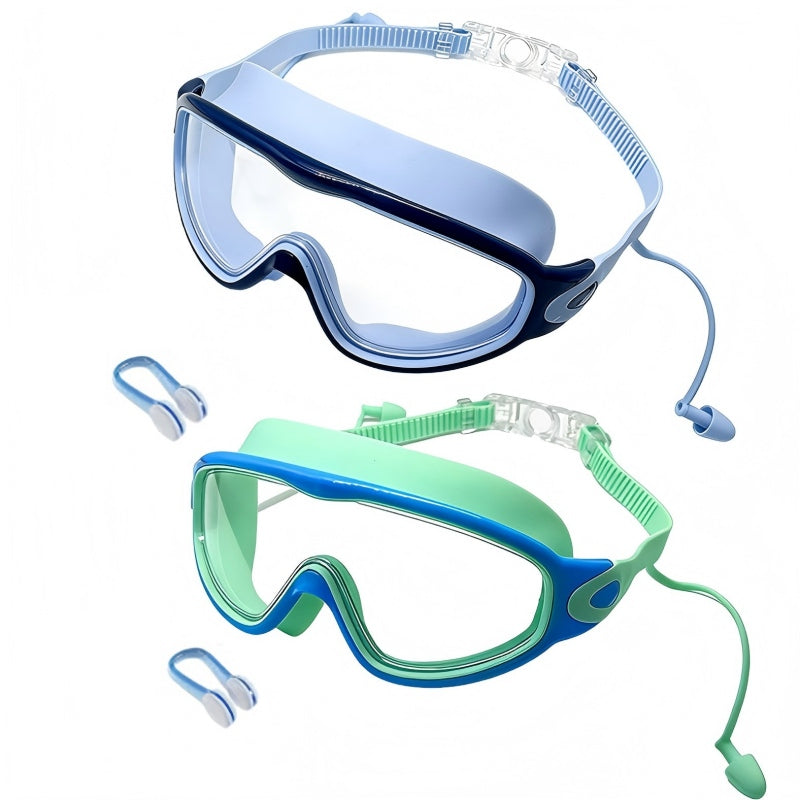 🎉LIMITED-TIME 50% OFF! 🔥Anti-Fog Swimming Goggles with Earplugs & Nose Clip