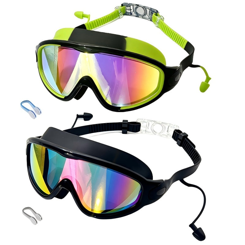 🎉LIMITED-TIME 50% OFF! 🔥Anti-Fog Swimming Goggles with Earplugs & Nose Clip