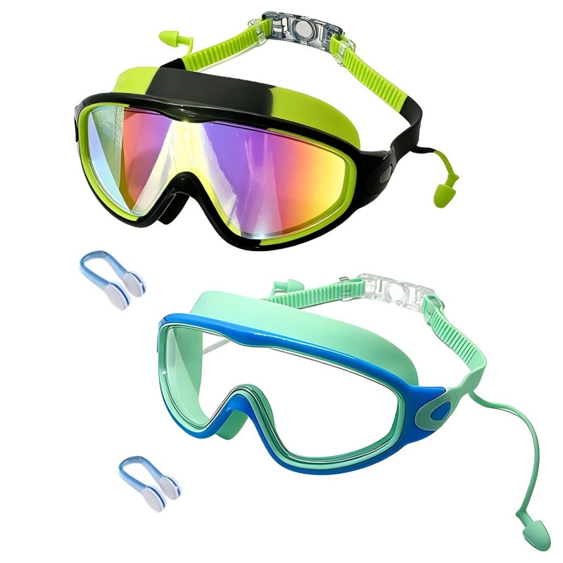 🎉LIMITED-TIME 50% OFF! 🔥Anti-Fog Swimming Goggles with Earplugs & Nose Clip