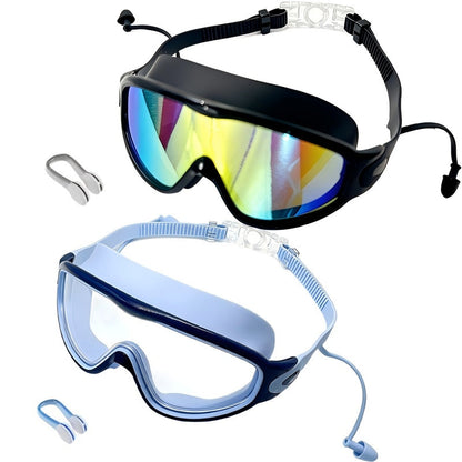 🎉LIMITED-TIME 50% OFF! 🔥Anti-Fog Swimming Goggles with Earplugs & Nose Clip