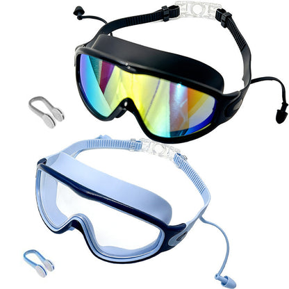 🎉LIMITED-TIME 50% OFF! 🔥Anti-Fog Swimming Goggles with Earplugs & Nose Clip