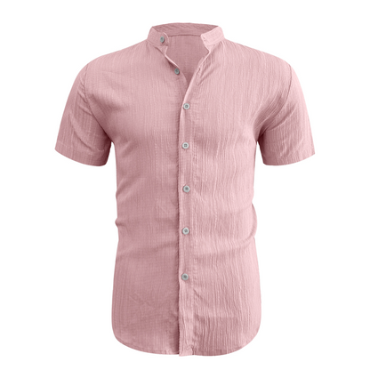 👔LIMITED-TIME 50% OFF! ✨Men's Summer Stand Collar Short Sleeve Shirt