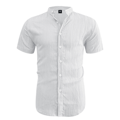 👔LIMITED-TIME 50% OFF! ✨Men's Summer Stand Collar Short Sleeve Shirt