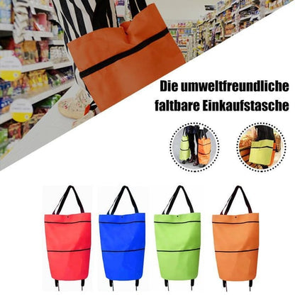 🔥LAST DAY SALE ONLY ￡7.99!!🔥2-in-1 Foldable Shopping Cart🛒