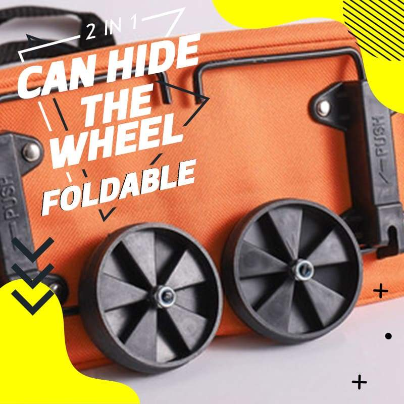 🔥LAST DAY SALE ONLY ￡7.99!!🔥2-in-1 Foldable Shopping Cart🛒