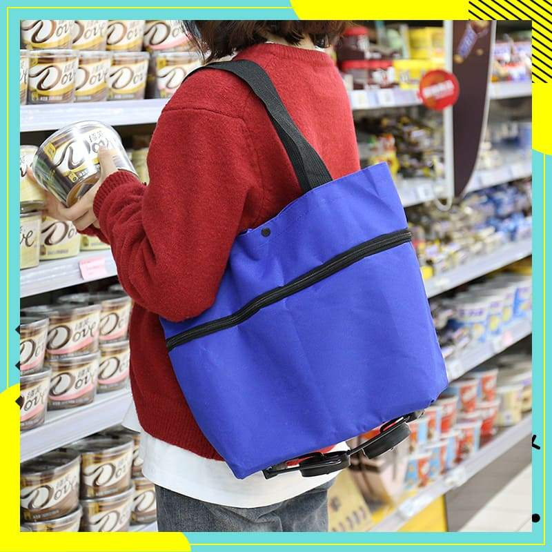 🔥LAST DAY SALE ONLY ￡7.99!!🔥2-in-1 Foldable Shopping Cart🛒