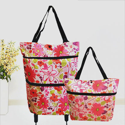 🔥LAST DAY SALE ONLY ￡7.99!!🔥2-in-1 Foldable Shopping Cart🛒