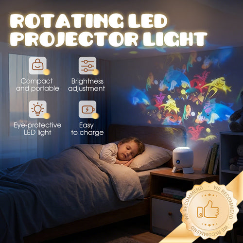 🐳LIMITED-TIME 50% OFF! 🐳Dynamic Rotating LED Projector Light