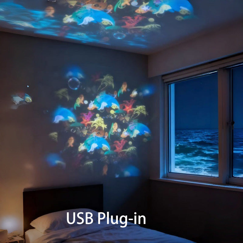 🐳LIMITED-TIME 50% OFF! 🐳Dynamic Rotating LED Projector Light