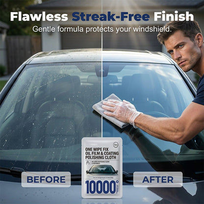 🔥Half Price – Only 10 Orders Left🔥Car Glass Oil Film Removal Wipes