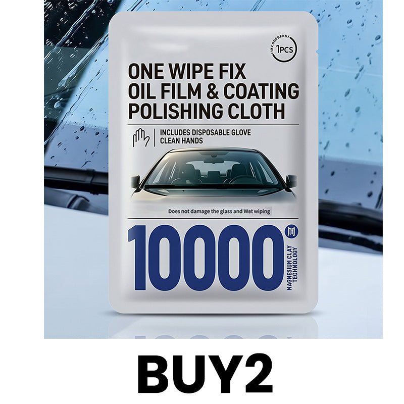 🔥Half Price – Only 10 Orders Left🔥Car Glass Oil Film Removal Wipes