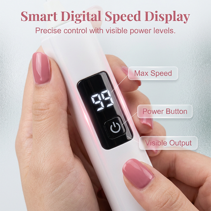 🥳2026 HOT SALE💅✨ 50% OFF! Professional Electric Nail Polisher – Smooths thick nails, 99-speed display. Multiple heads for shaping & buffing. Salon at home! 🌟💎
