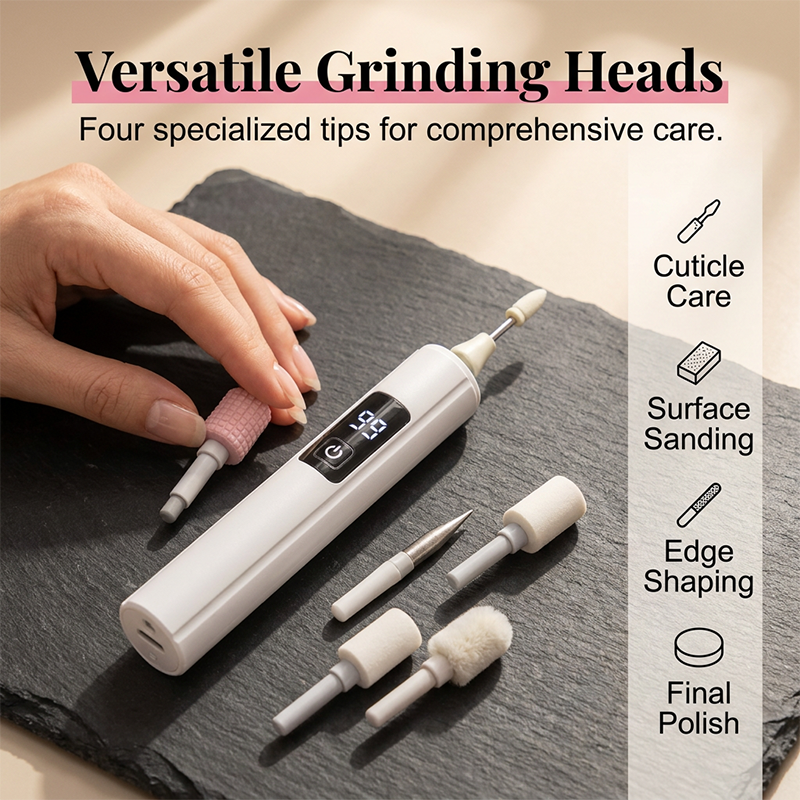 🥳2026 HOT SALE💅✨ 50% OFF! Professional Electric Nail Polisher – Smooths thick nails, 99-speed display. Multiple heads for shaping & buffing. Salon at home! 🌟💎