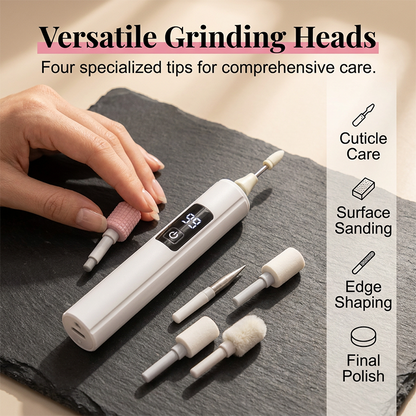 🥳2026 HOT SALE💅✨ 50% OFF! Professional Electric Nail Polisher – Smooths thick nails, 99-speed display. Multiple heads for shaping & buffing. Salon at home! 🌟💎
