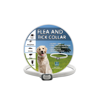 ⏰LIMITED TIME 50% OFF!🔥50K+ SOLD! Natural Essential Oil Pet Pest Repellent Collar - Adjustable Fit & Lightweight
